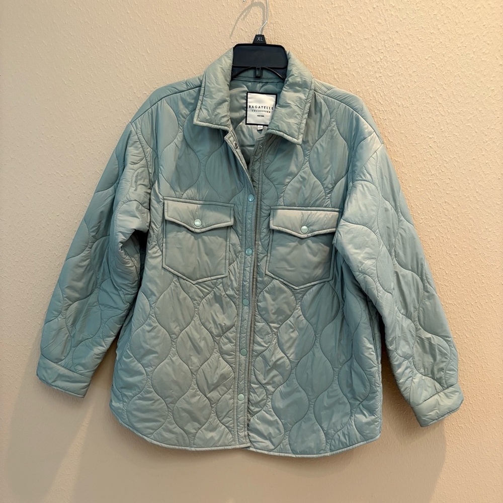 Light Quilted Shacket
